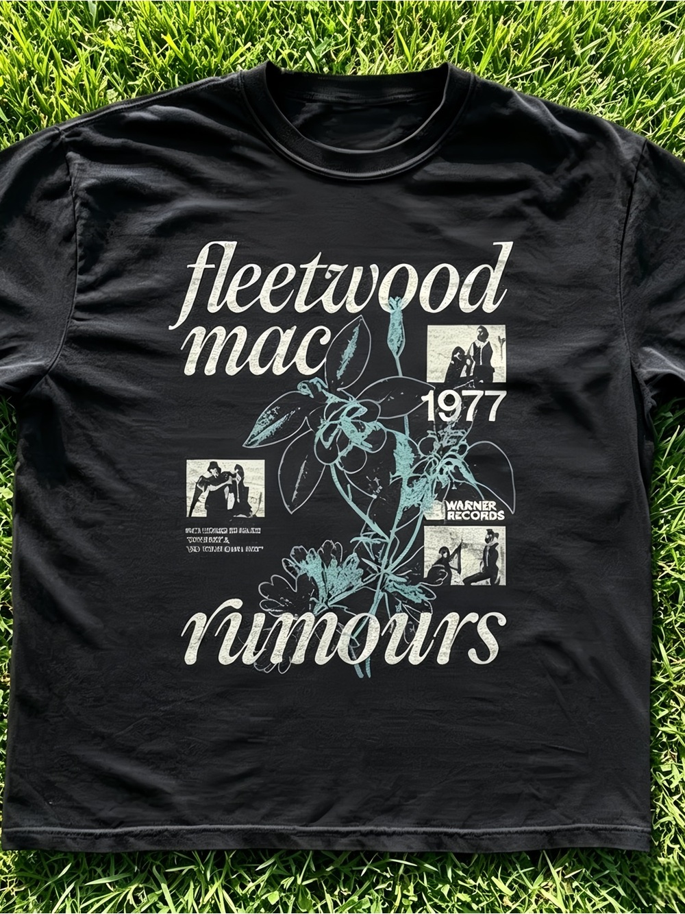 Fleetwood Mac's 1977 album "Rumours" graphic unisex T-shirt